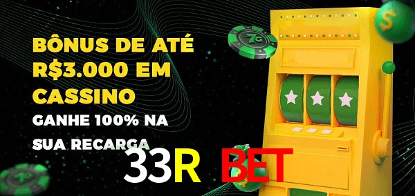 33R BET melhor bônus de depósito